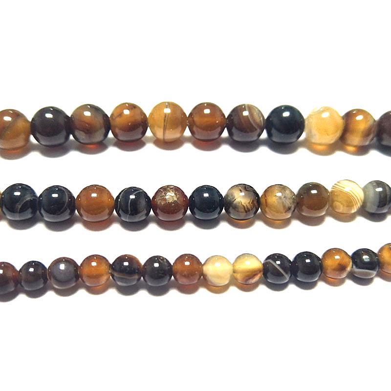 Agate Round Loose Beads for DIY Bracelet Accessories