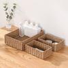 Rectangular Cosmetics Storage Box Handmade Snack Storage Box Coffee Table Storage Basket  for Home