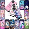 Comics Unicorn Horse Rainbow Phone Cover for Motorola Moto G55 G45 G75 G85 G13 Edge 50 30 Fusion 40 NEO Ultra Pro Soft Case