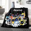 Customiz Name Personality Astro Bot (6) Blanket Soft &Warm Sofa Office Bed Travel Lunch Break Blanket, Gift Suitable for All Seasons