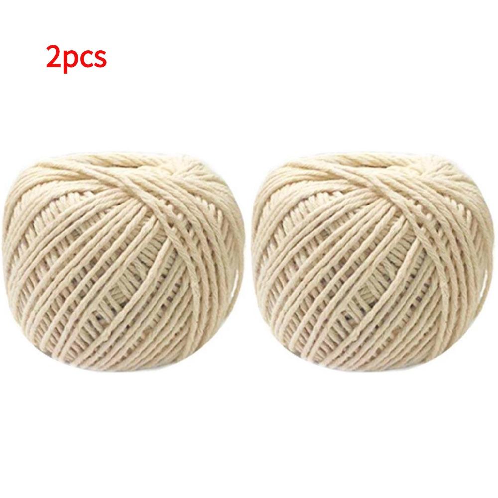 Cooking Tools Butcher's Cotton Twine Meat Prep Trussing Turkey Barbecue Strings Meat Sausage Tie Rope Meat Prep Trussing 4