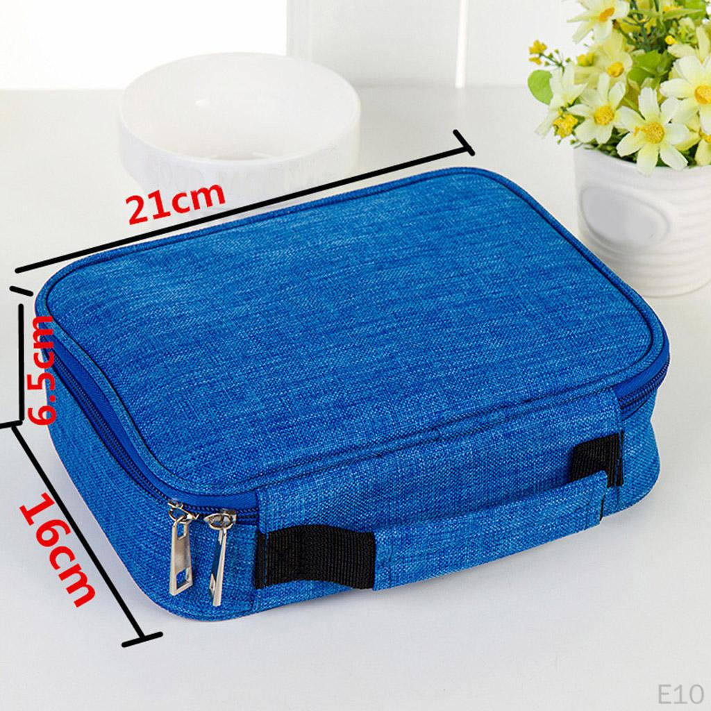 72 Slots Pencil Case Holder Pen Pouch Organiser with Sleeves