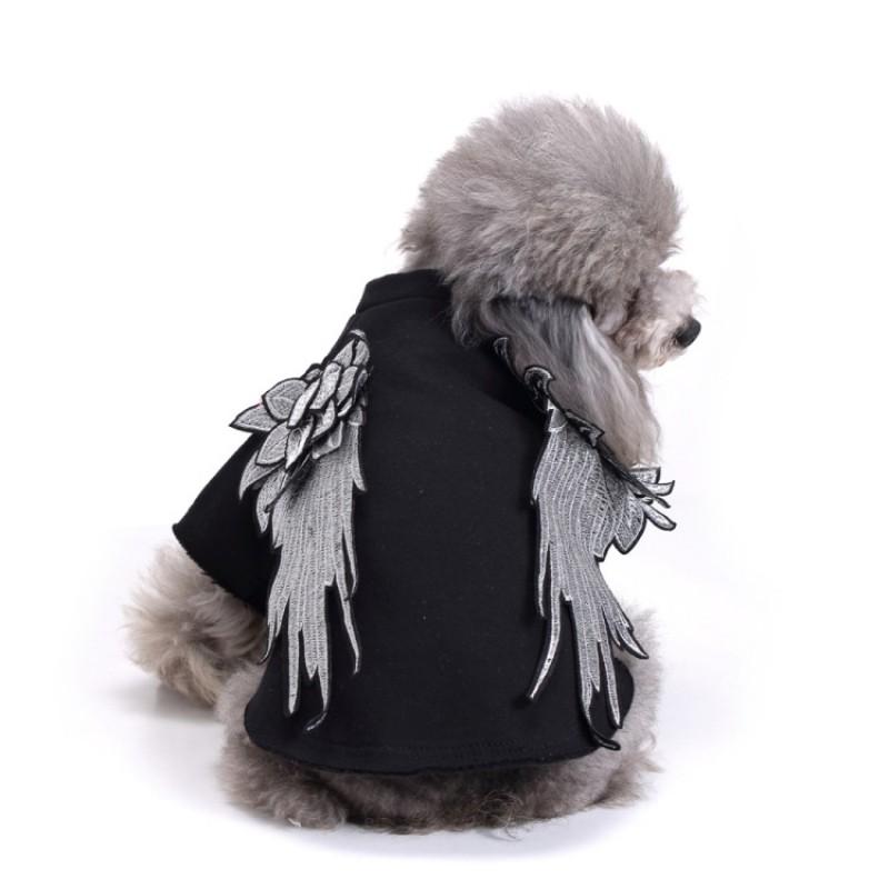 Pet Dog Costume Winged Angel Wings Outfit Small Medium Large Breeds All Season Cotton Hoodie