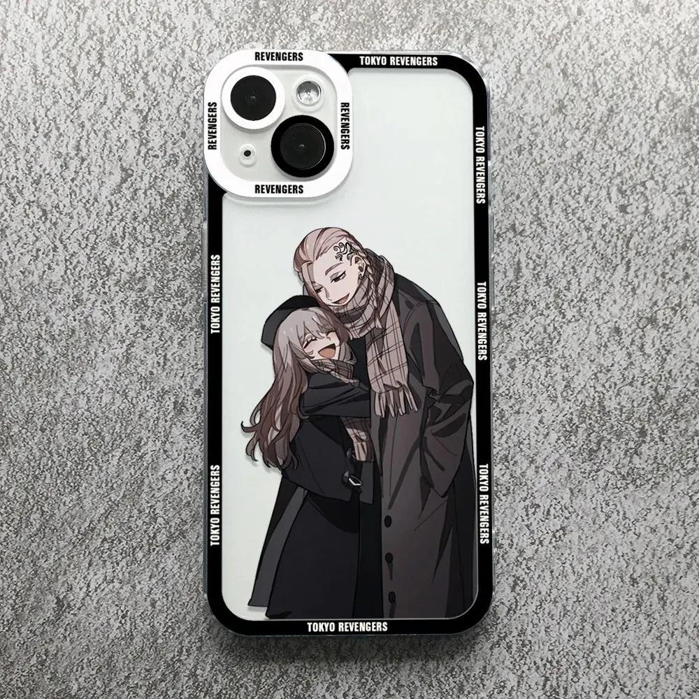 Tokyo Revengers Anime Phone Case For iPhone 16 15 14 13 12 11 Pro Max XS X XR 7 8 SE Covers Transparent Fundas