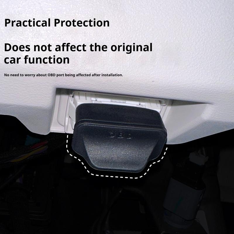 For Geely EX2 Starray EM-i Emgrand Preface Car OBD Silicone Protective Cover Waterproof and Dustproof Cover for Automotive Parts