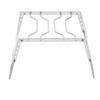 Mini Barbecue Grill Stainless Steel Foldable Camping Grill Grate with Wind Screen for Garden
