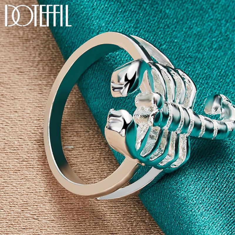 925 Sterling Silver Animal Shaped Ring Fashion Wedding Jewelry