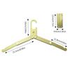 Multifunction Folding Aluminum Alloy Travel Hanger Portable Coat Hanger Clothes Hanger Travel Clothes Hanger for Outdoor