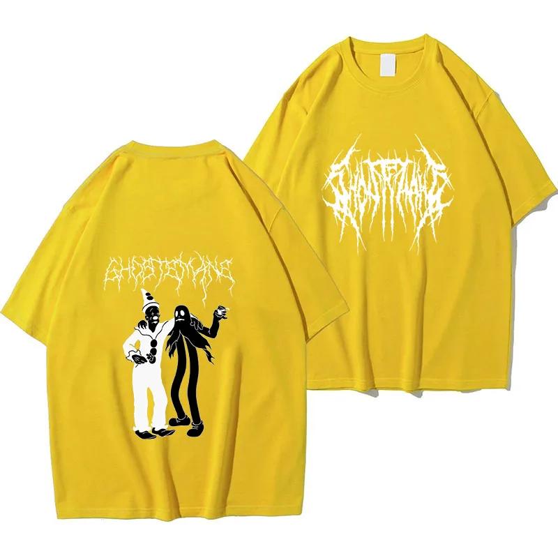 Ghostemane Graphic Print Men's T-Shirt Fashion Hip Hop Metal Rock Gothic T-Shirt Streetwear Plus Size T-Shirt Men