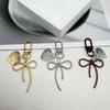 Colorful Heart Bow Keychain DIY Pendant for Bags