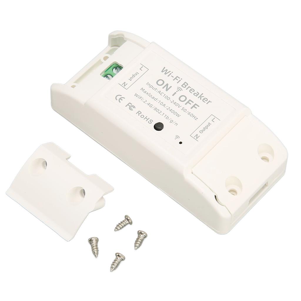 WiFi Smart Switch Handsfree Voice Control Breaker Home Appliance On Off Switch AC100?240V