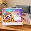 Desktop Organizer Calendar Diamond Art Desk Kit 2027 Craft 12 Monthly Kit from Jan To Dec DIY Tabletop for Home Office Decor Compact