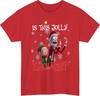 Is This Jolly Enough Funny TShirt Cartoon Christmas Rude Santa Unisex Tee Top