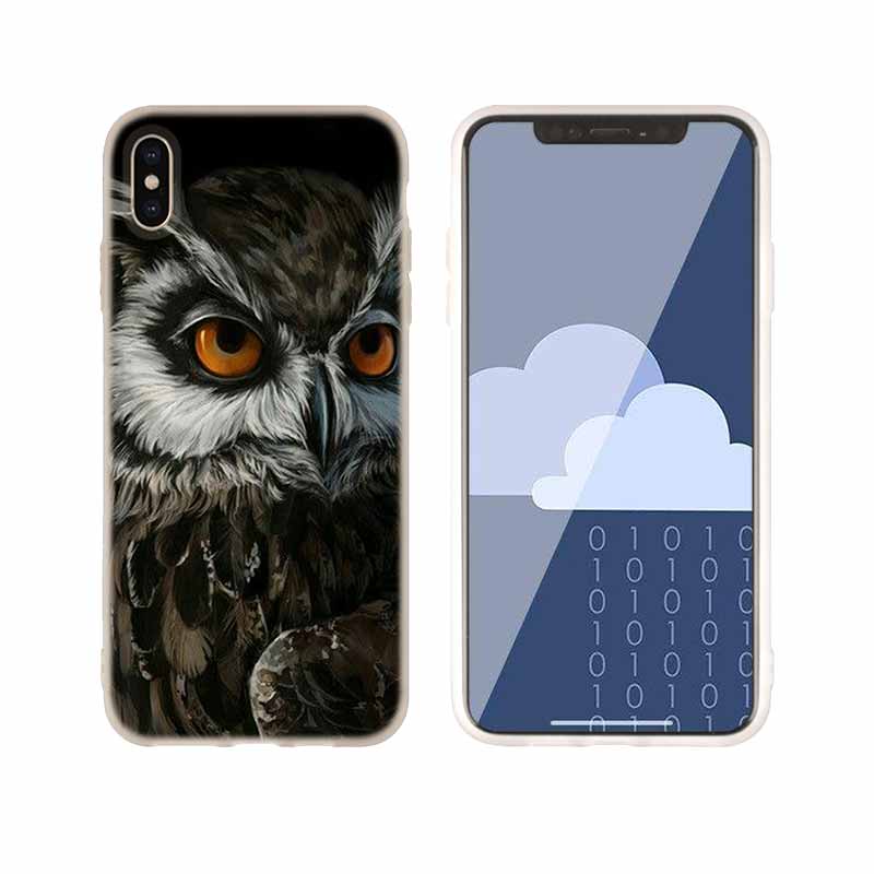 

Мягкий силиконовый чехол с изображением птицы, орла, животного, совы, ночи для iPhone 13 11 12 Pro X XS Max XR 6 6S 7 8 Plus SE Mini Cover iphone 6 6s plus