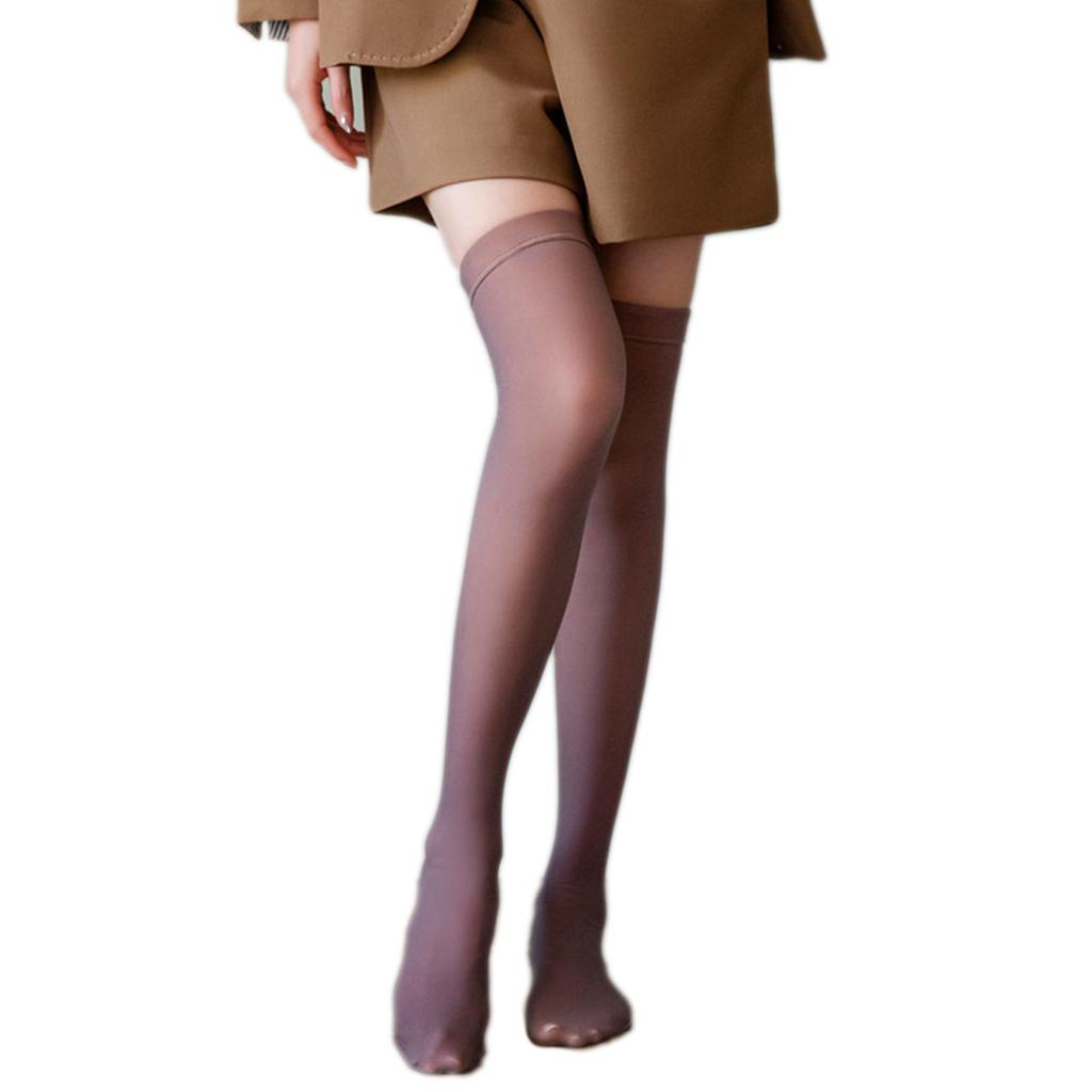 Women Thigh High Socks Over the Knee Socks Long Knee High Socks Casual Nylon High Stockings Long Tube Boot Stockings