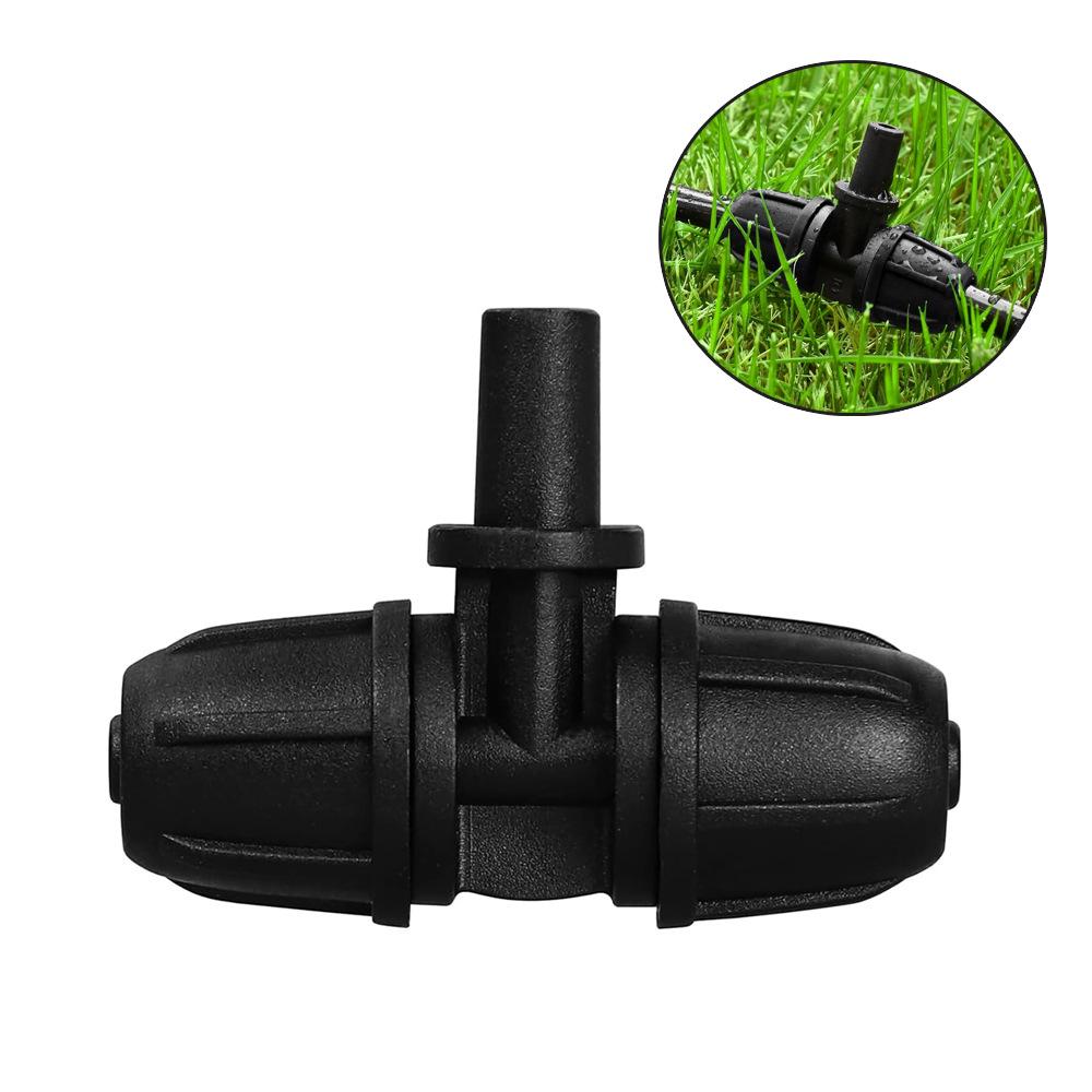 Automatisches Dreiwege-Tropfbewässerungsgerät mit Mikrosprüher für Garten-PVC-Rohre