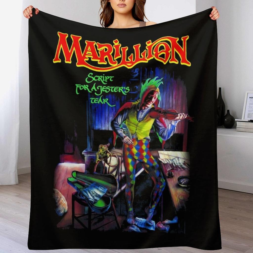 Brithis Rock MARILLION Essential Throw Blanket Outdoor Soft Blanket for Picnic Beach Camping