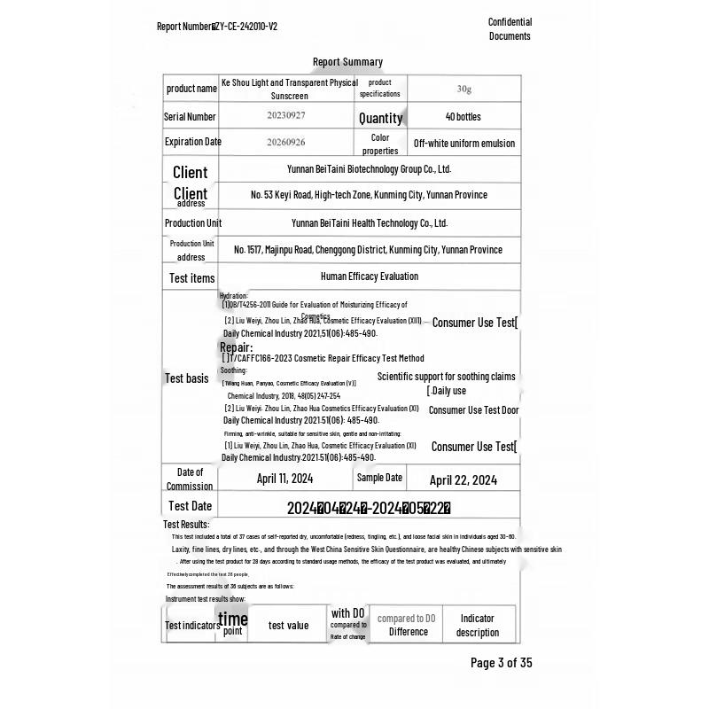 AOXMED Lehký fyzikální opalovací krém SPF50+ PA++++