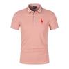 Printed 35% Cotton Men's Casual Solid Color Slim Fit Men's Polo Shirt New Summer Fashion Lapel Polo Shirt for Men