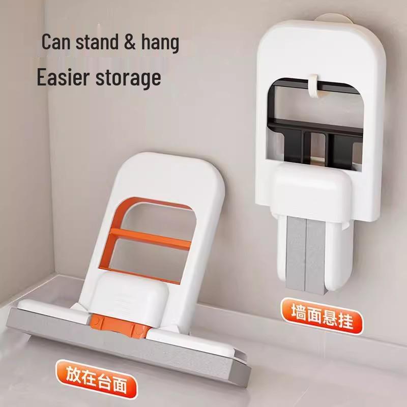 Compact Hands-Free PVA Sponge Mop: Durable, Foldable, Absorbent, Ideal for Desktop and Coffee Table Cleaning