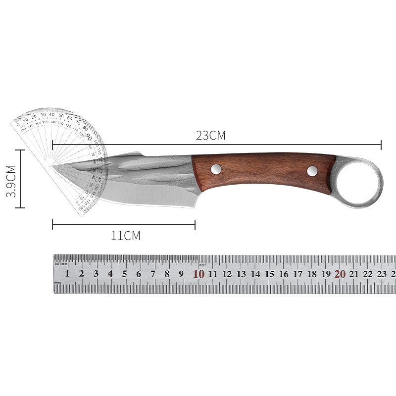 1pc Stainless Steel Kitchen Peeling Knives Meat Cleaver Sushi Knife Fruit Cutter Outdoor Boning Knife Tool