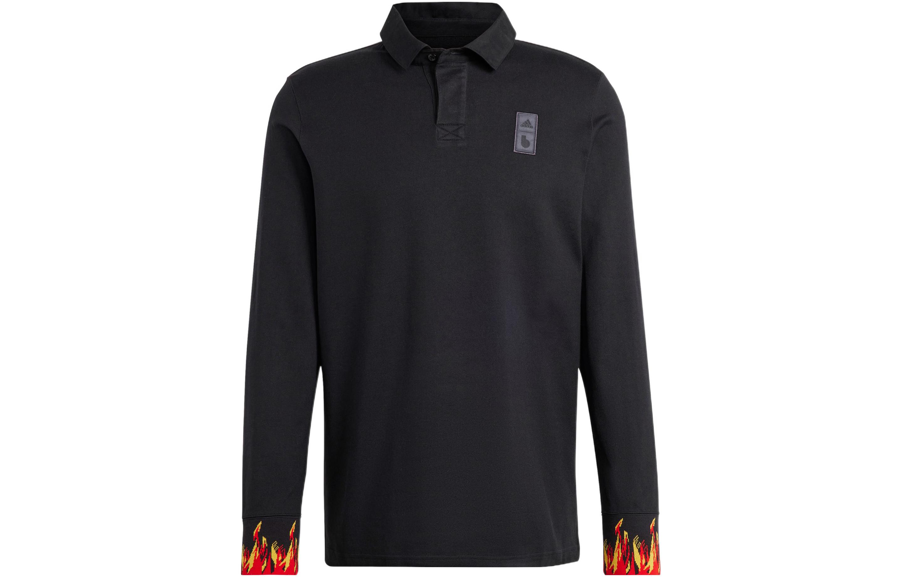 Adidas Polo Shirts Men s Black Polo Collar Moderate Other HG1362 L