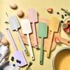 1Pcs Silicone Cream Spatula Non-stick Butter Spatula Heat-resistant Kitchen Baking Tools DIY Cake Baking Tools