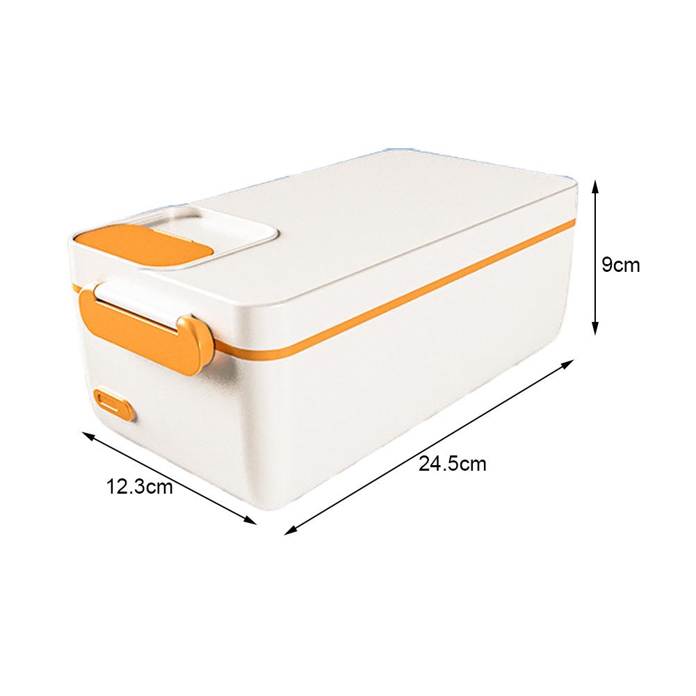NEW 1L USB Electric Lunch Box Portable Camping Heated Insulated Rechargeable Lunch Box Unplugged Rater-free Office Lunch Box