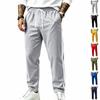 Men's Loose Fit Straight Leg Joggers with Color for Athletic and Casual Wear