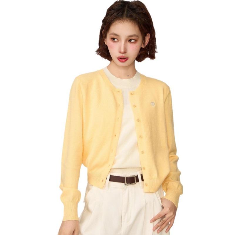 Sweater women's color matching women's top jacket fake two-piece knitted cardigan college style long-sleeved autumn new knitted sweater