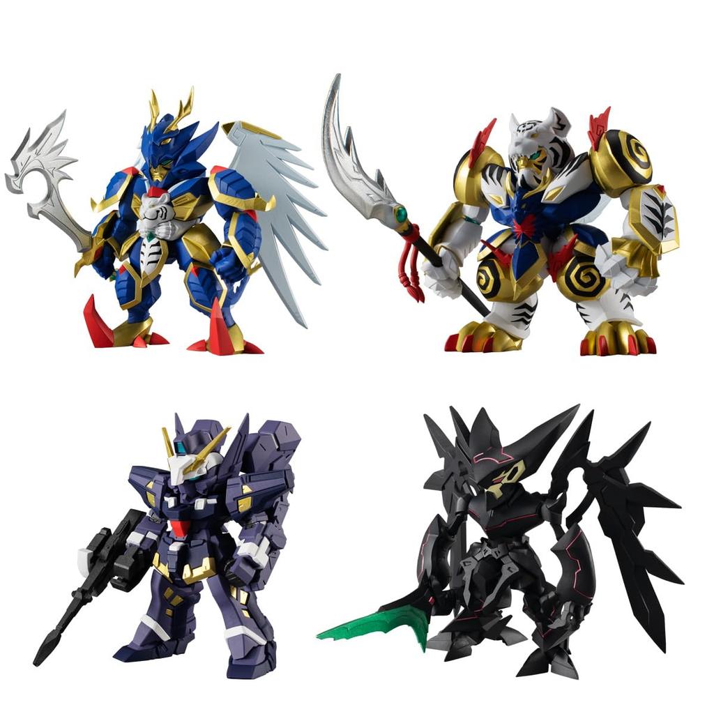 Super Robot Wars OG ORIGINAL COLLECTION 03 (4 pieces) Candy Toy Chewing Gum (Super Robot Wars Original Generation)