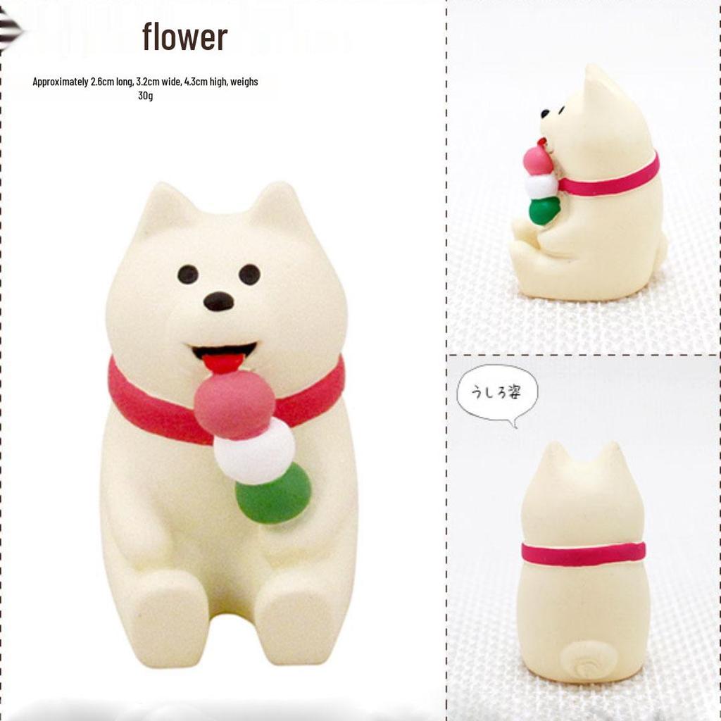 ZAKKA Japanese Cat Resin Figurine - Flower Viewing Festival DIY Trendy Blind Box Toy, Decoration, Gift & Ornament