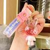 Creative Rabbit Heart Keychain Bottle Pendant - Couple Gift Claw Machine Doll