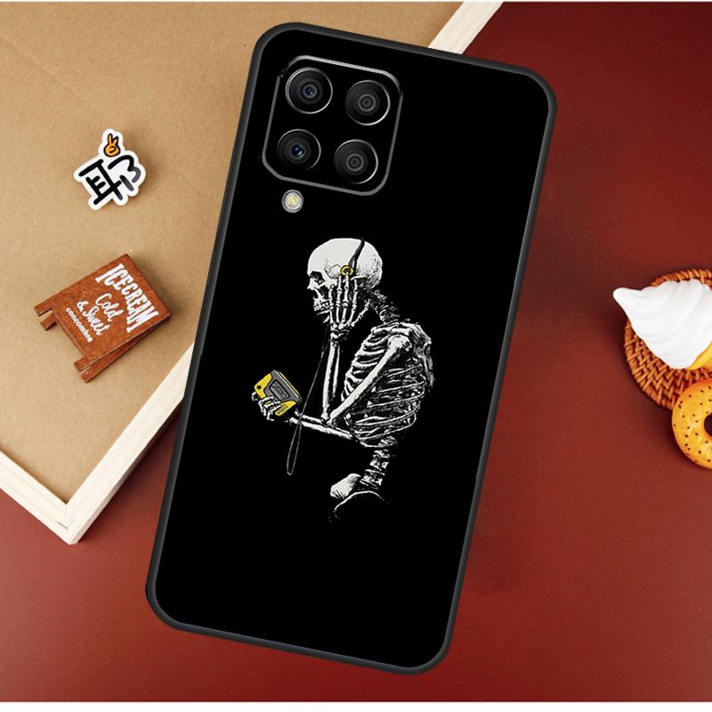 Aesthetics Skeleton For Samsung Galaxy M12 M32 M52 M13 M33 M53 M11 M31 M51 M15 M55 M14 M34 M54 M30s M20 Case