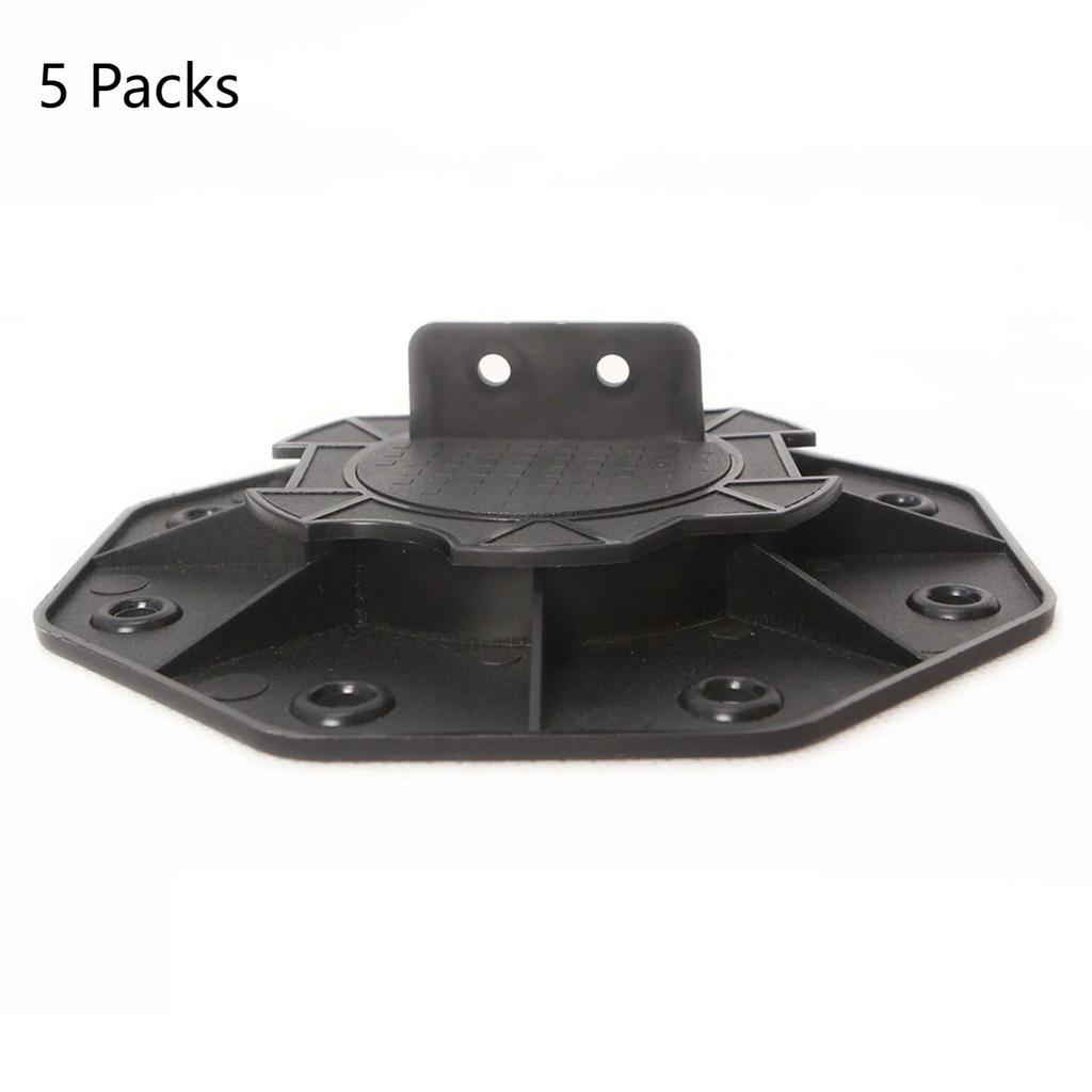 10/5/1Pcs Deck Support Base Height Adjustable Plastic Deck Lift Support Base Solid Floor Support Lift Bearing Set For Wood