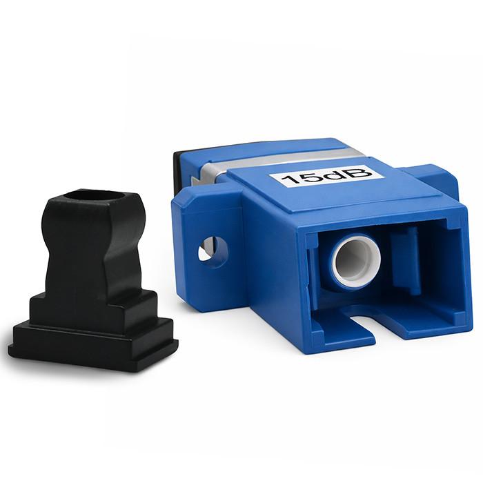 Qoltec Fiber Optic Attenuator SC/UPC (F) - SC/UPC (F) | Singlemode | 2dB