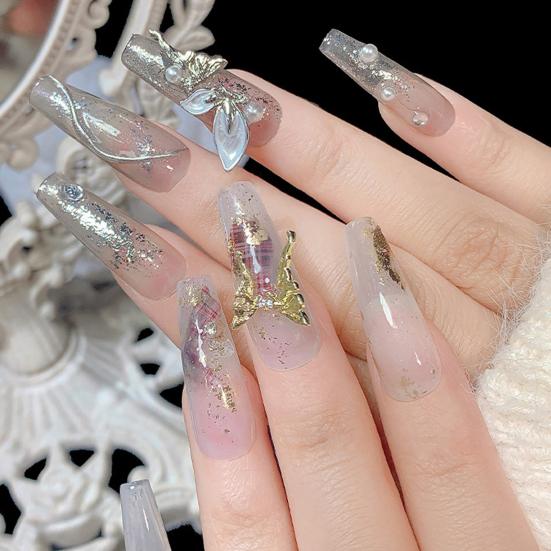 10Pcs DIY Removable Delicate Anti-oxidant Multi-layer Nail Art Wings Jewelries Nail Art Jewelries