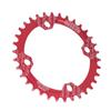 FMFXTR Bike Narrow Wide Chainring Bicycle 104 BCD 34T Round Single Chainring for Mountain Bicycle Road BikeRed
