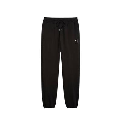 Essentials Comfortable Soft Skin-Friendly Lace-Up Solid Color Knitted Sports Pants Men Bottoms 631943-01