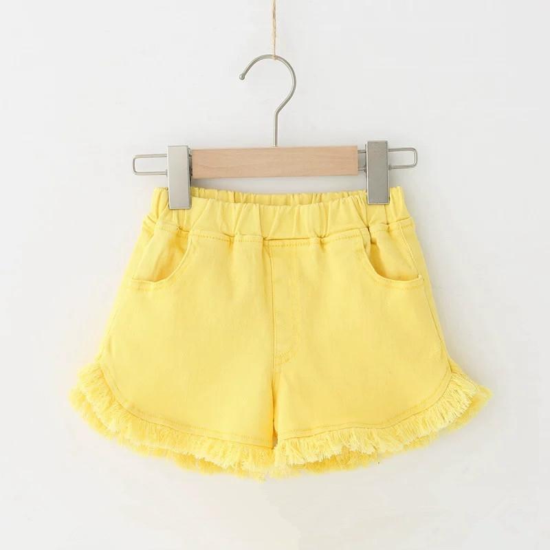 Girls' Denim Shorts, Summer Baby Girls' Shorts, All-match Loose, Big Children's Outer Wear, All-match Three-point Pants