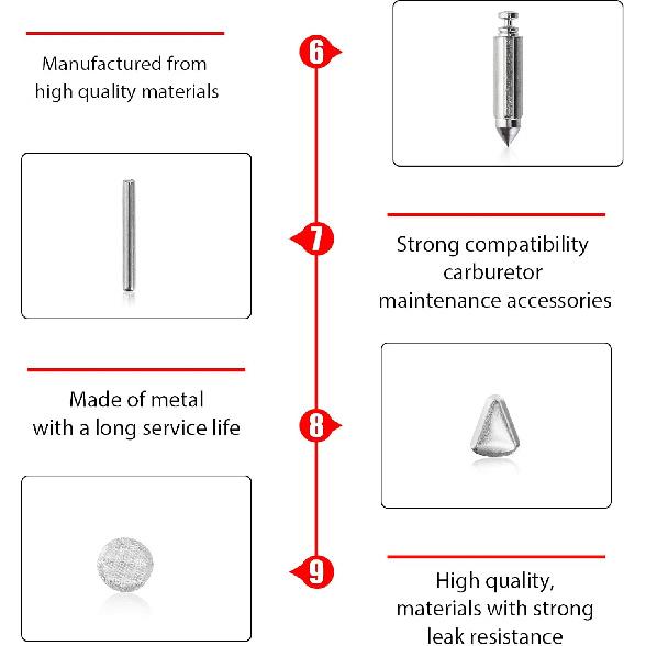 Pack of 2 Carburetor Rebuild Kit Compatible with Zama RB-69 C1Q-S32 C1Q-S46 C1Q-S46A C1Q-S61 C1Q-S61 C1Q-S61A C1Q-S61B C1Q-S61C C1Q-S61D C1Q-S61E