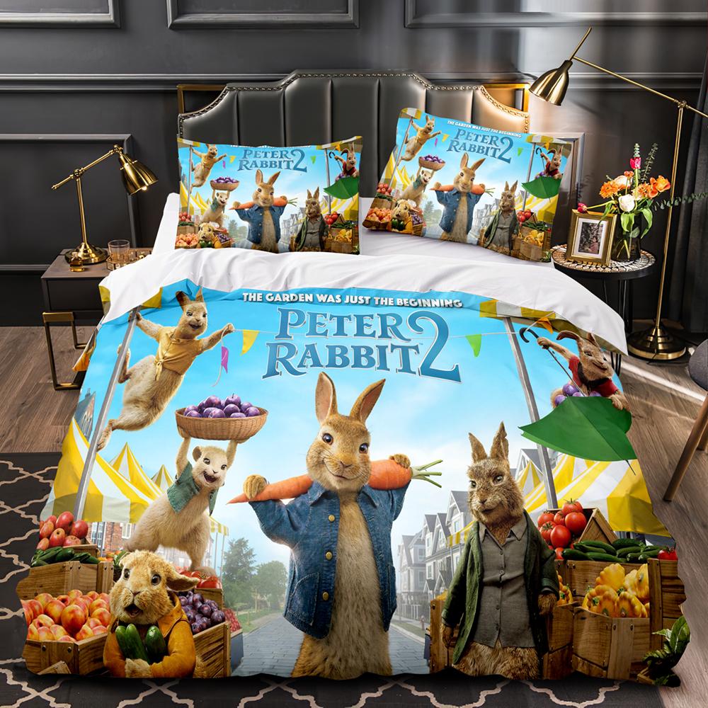 Bedding Sets Peter the Rabbit Australia /Europe/USA Full Queen King Size Quilt Duvet Cover Pillow Case 2-3 Pieces Sets