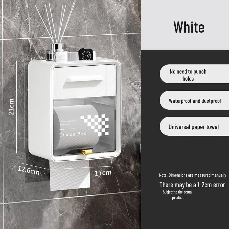 LIEI Wall-Mounted Toilet Paper Holder
