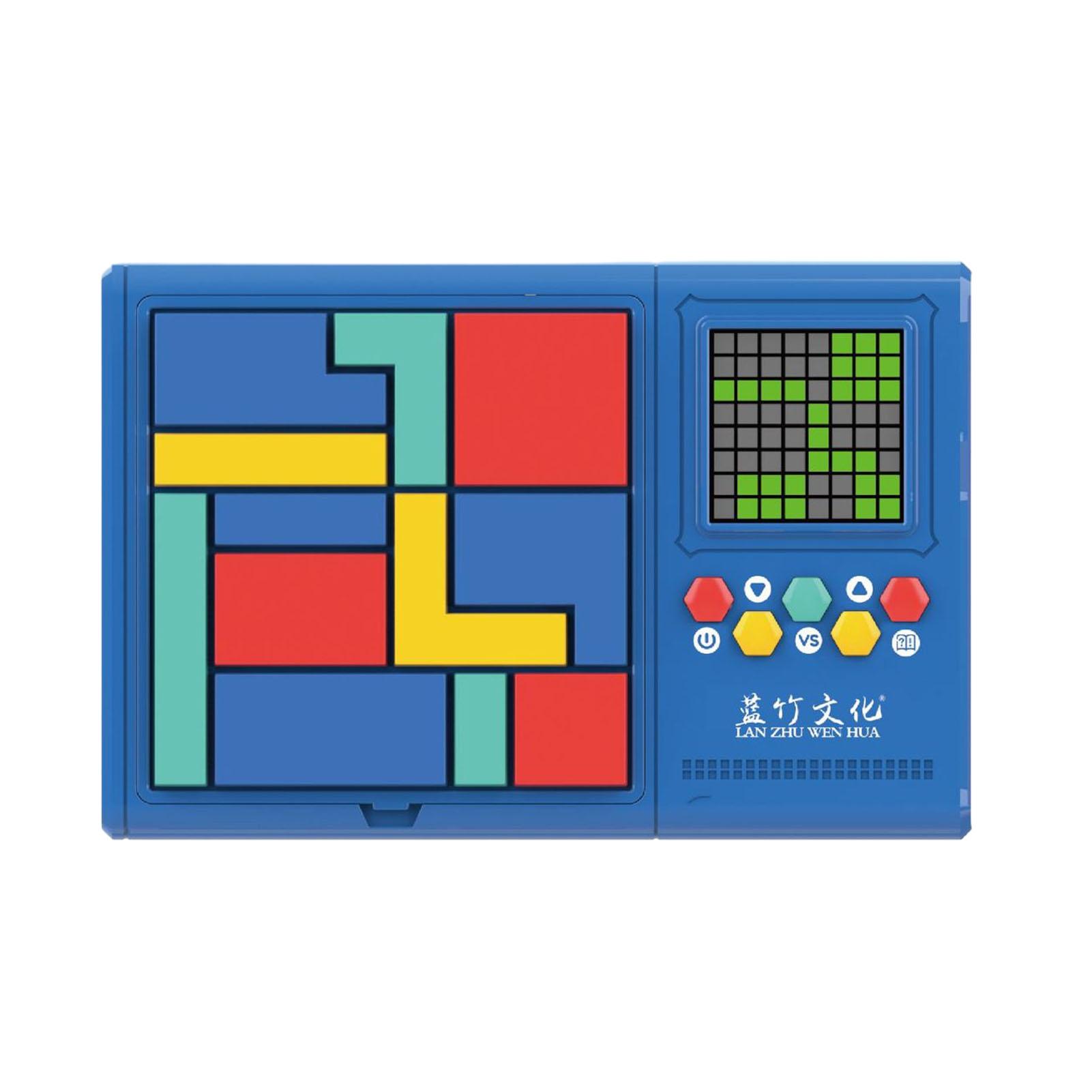 

Intelligent Electronic Puzzle Toy Insteresting Game Playthings Birthday Christmas Gift English синий