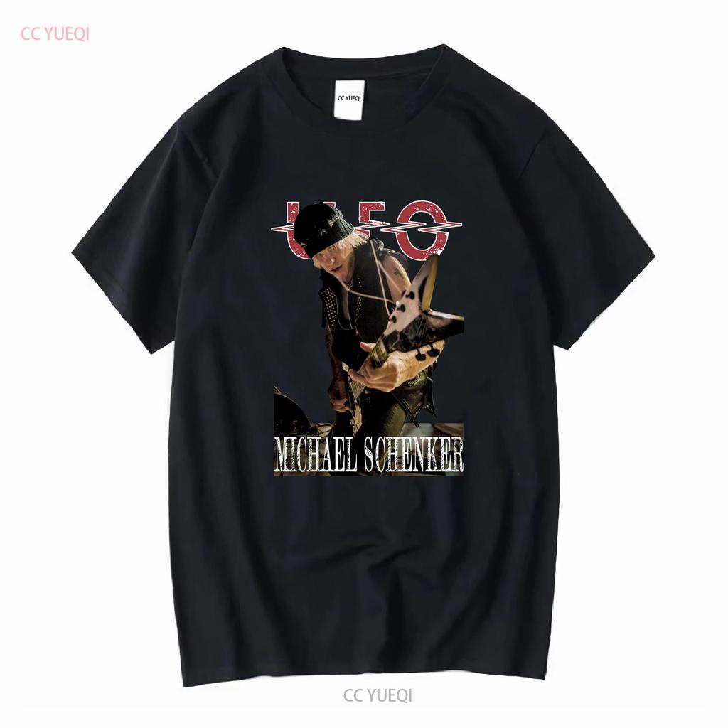 LIMITED NEW Michael Schenker Fest UFO T Shirt M 2XL long or short sleeves vintage Washed Top For Everyday Wear Comfortable