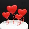 Love Balloon Cake Flag Pennant Cupcake Valentine's Day Cake Topper Party Supplies Cake Decoration