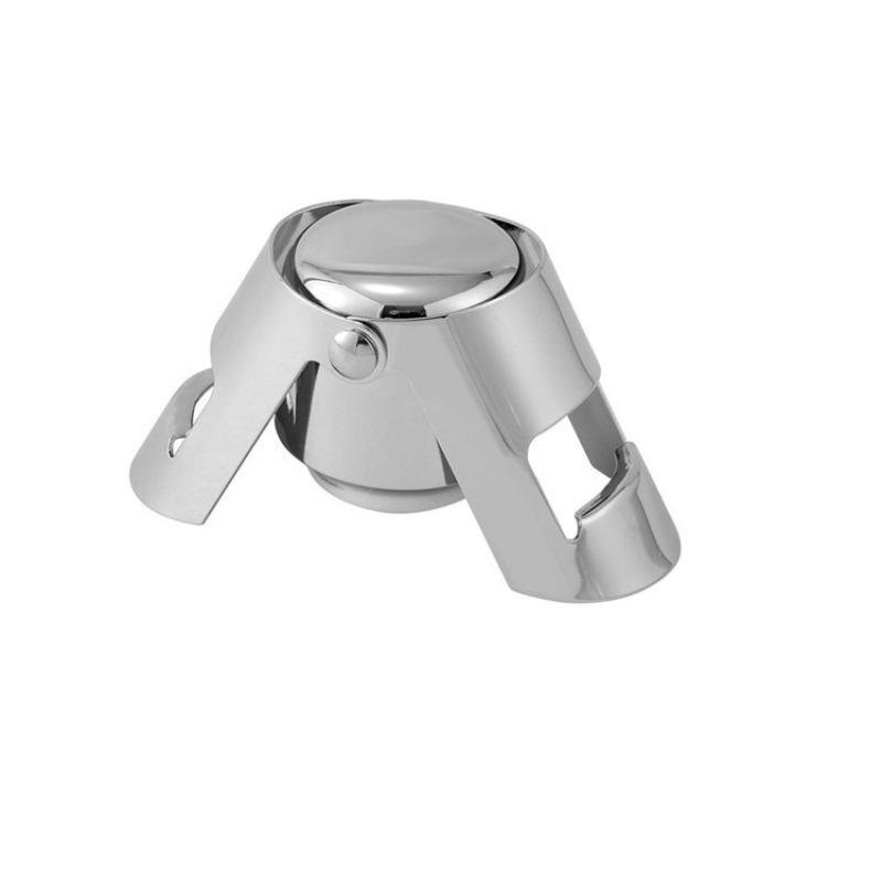 Wine Bottle Stopper Wine Beer Bottle Cork Plug Stainless Steel Champagne Sparkling Stopper Bar Tools 1PC Sealing Bottle Cap