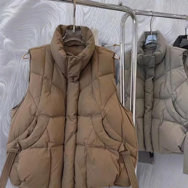 Plus Size Women's Down Cotton-padded Vest Coat Autumn Winter Female Waistcoat Jacket Fashion Overwear