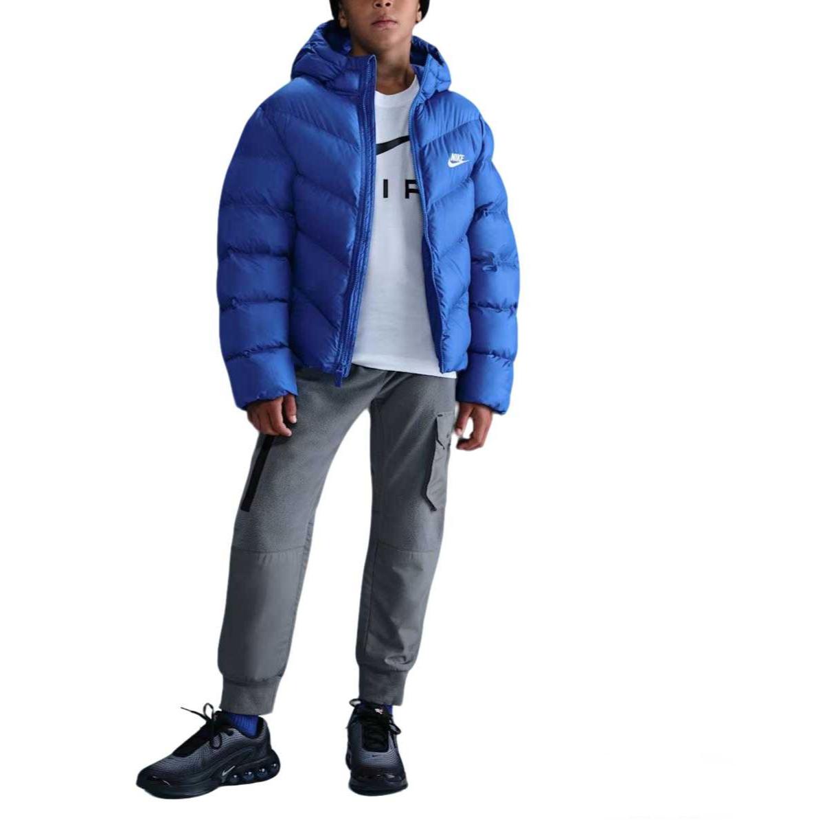 

Nike Sportswear Therma-FIT Solid Comfortable Warm Skin-Friendly Pants Kids bottoms HF4211-084 XL