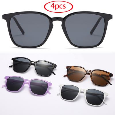 Lunettes de Soleil Carrées Petites Femmes Violet Dégradé Y2K Rétro Hip Hop Lunettes de Soleil Protection UV400 Mode